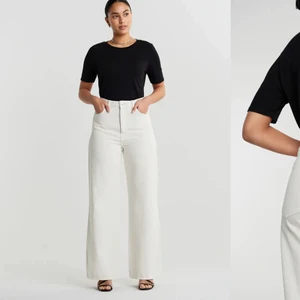 Oanvända jeans från gina - Helt oanvända jeans från ginatricot. Passar mig i längden och är 163cm