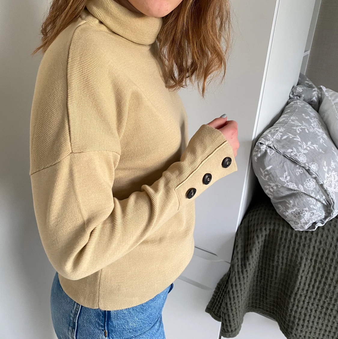 Beige sweater NAKD - 90