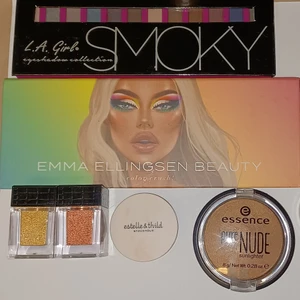 Smink - PIGMENTSKUGGOR SÅLD! Skriv vid intresse och för priser. Emma Ellingsen paletten vill jag ha 100kr för (nypris över 200)Blir billgare vid köp av allt🤩Paletterna är oanvända med skyddsplast kvar, dock är några av skuggorna i L.a girl paletten swatchade med spritade händer och god handhygien givetvis! Fler bilder kan fås och skriv gärna vid frågor. Köparen står för frakt. Ha det bäst Mvh Caroline 