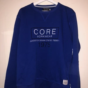 Blå sweatshirt - Blå sweatshirt från Jack&Jones Junior i strl XL. Sitter som en S i damstorlek