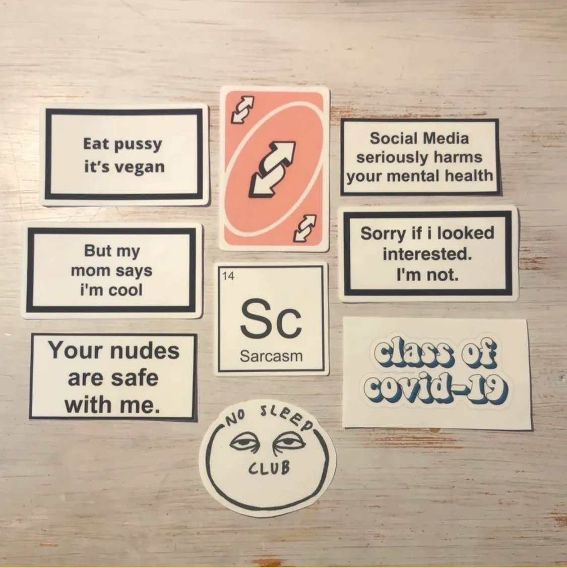 Större klistermärken 