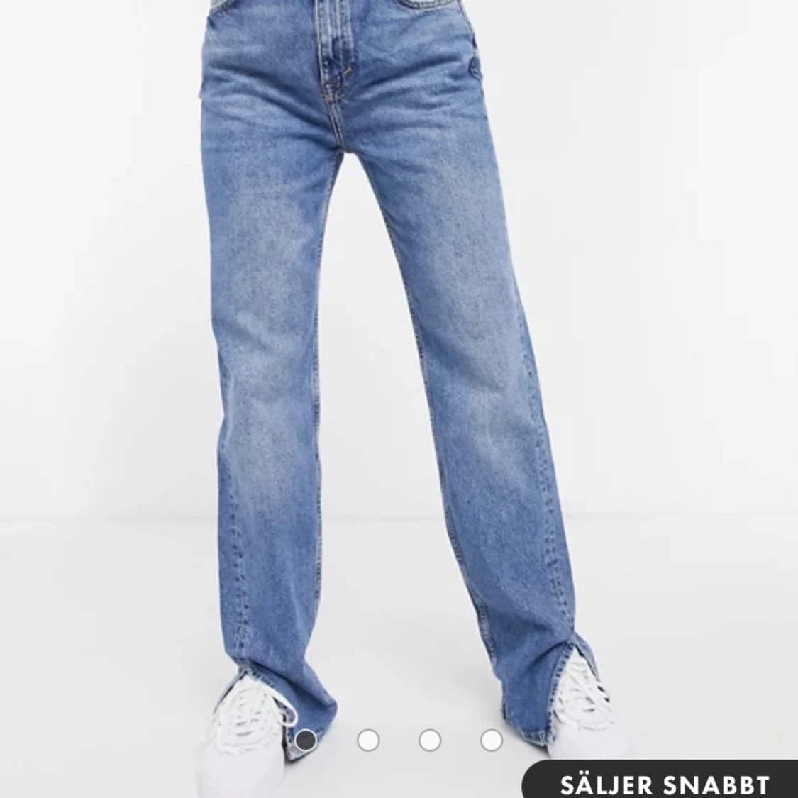 Jeans med slits
