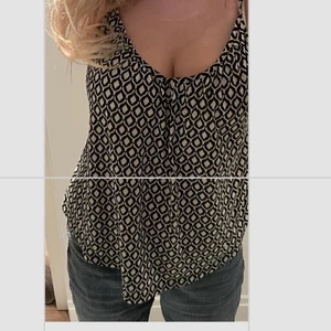 Sött linne - Så fint mönstrat linne. Från H&M i storlek S passar även M