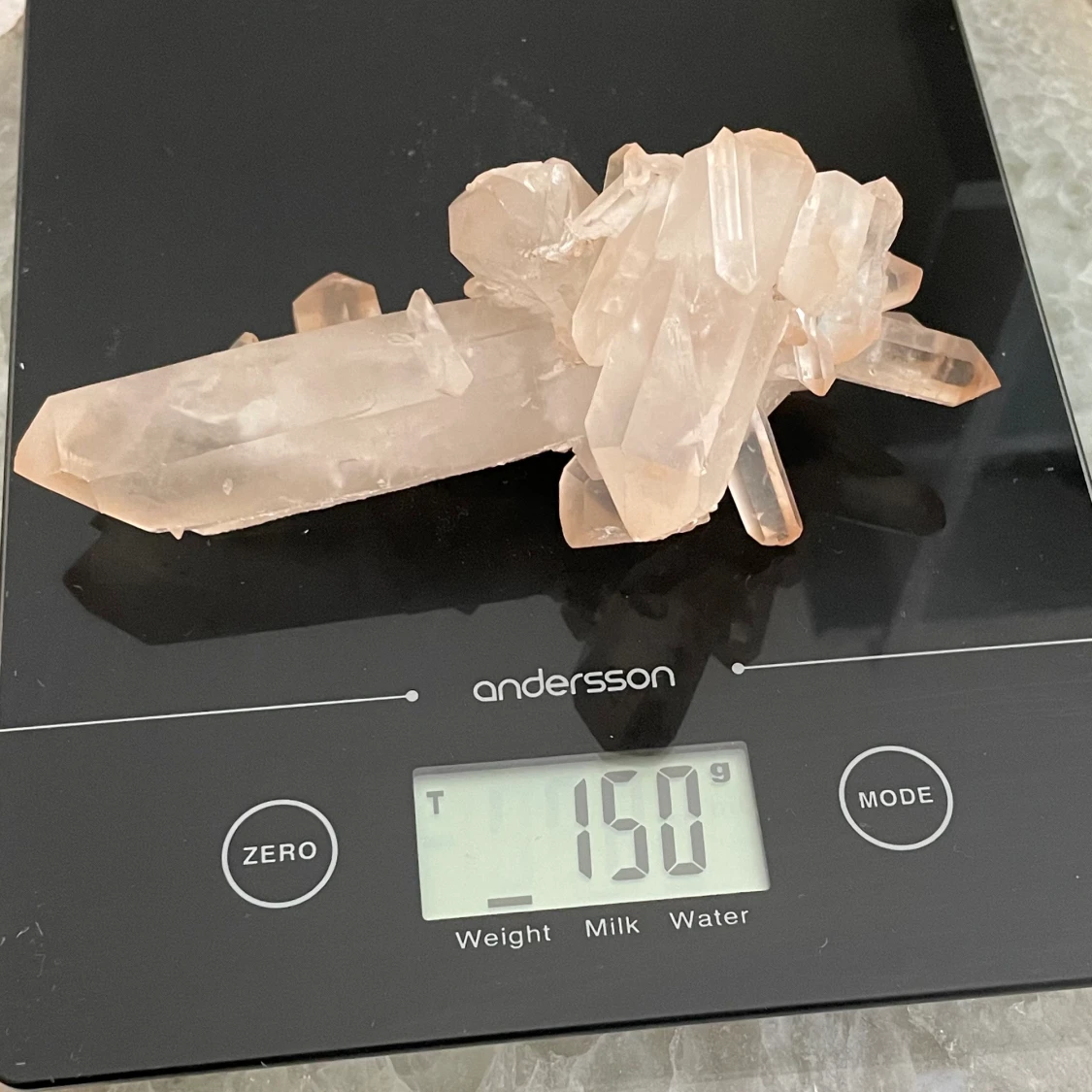 Mandarinkvarts kluster  - 91