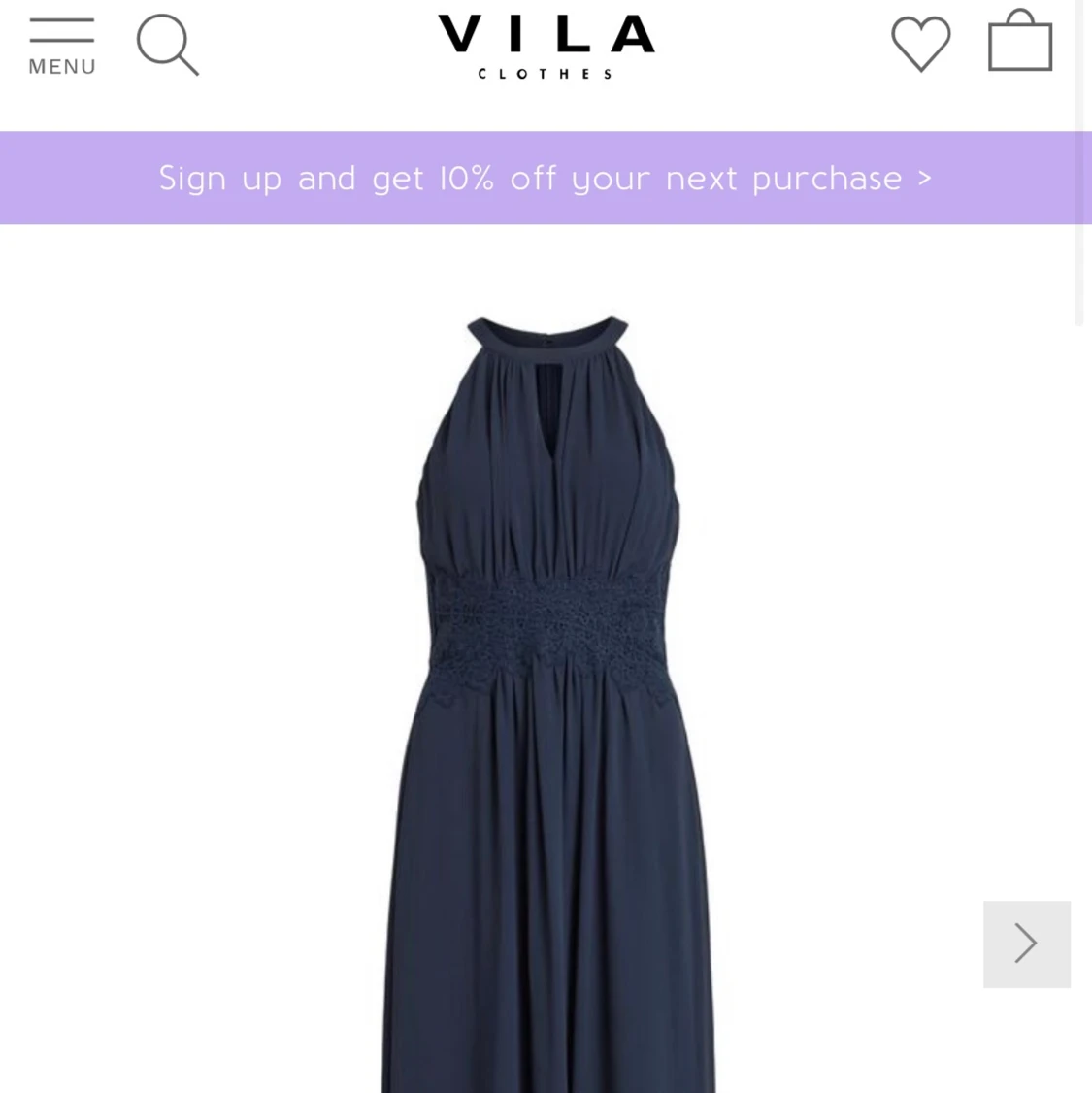 Balklänning från VILA storlek M - 90