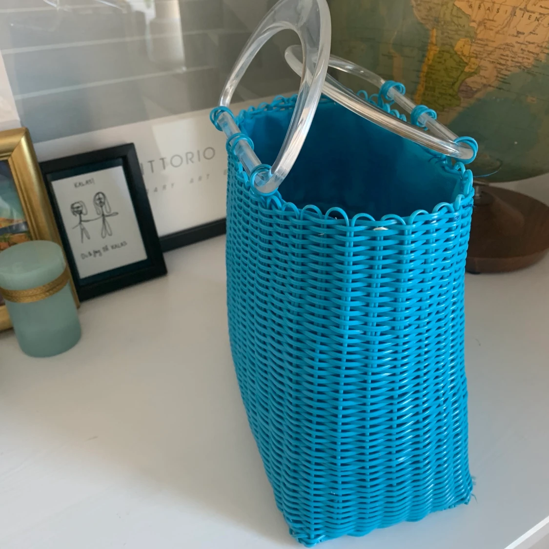 Blå liten väska - 91