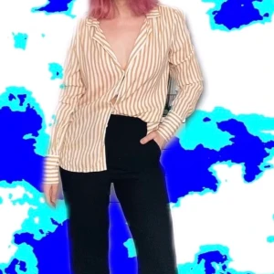 Skjorta  - mjuk randig skjorta 