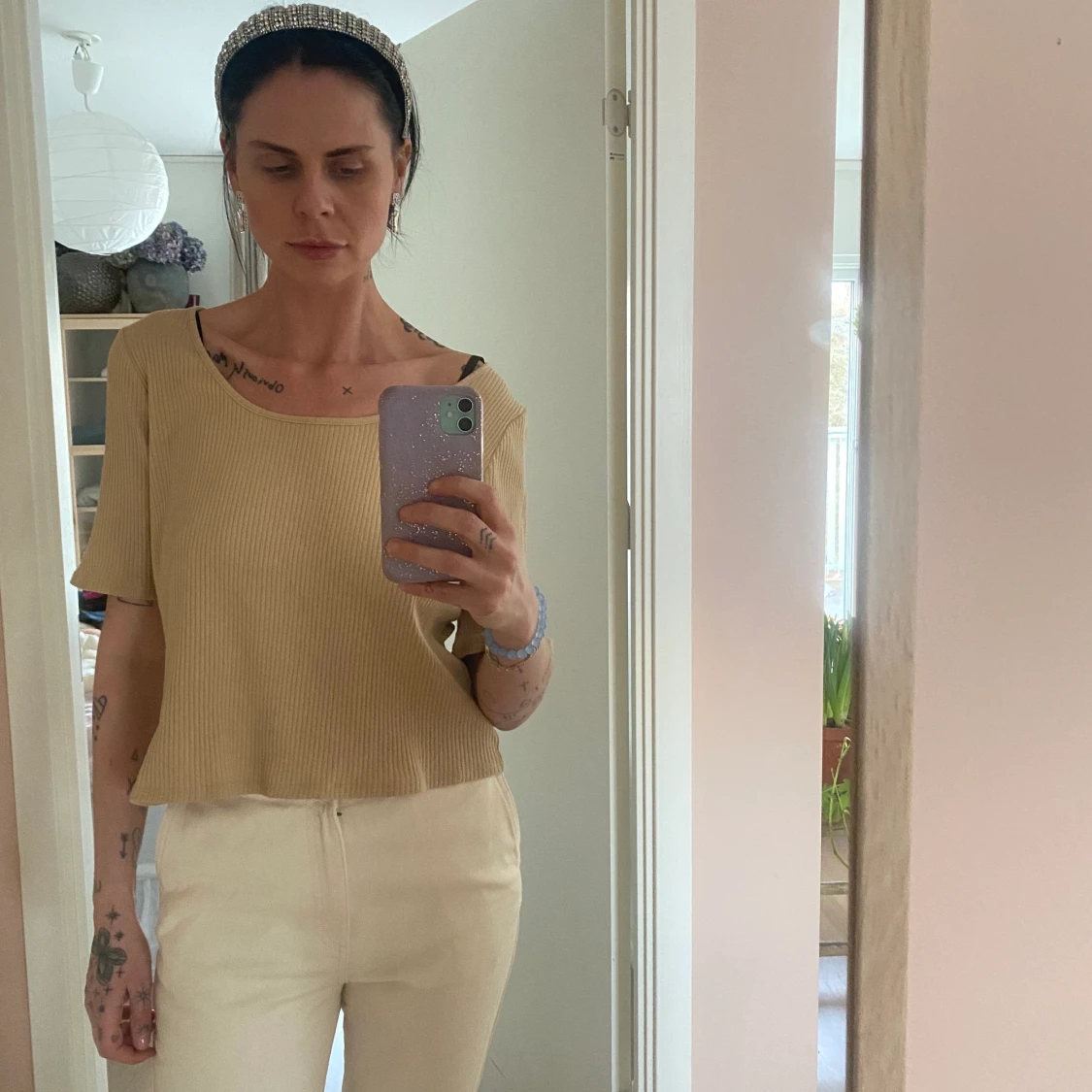 Beige t-shirt från H&M 