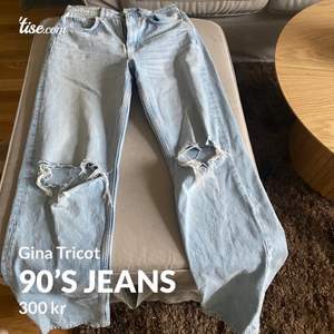 90’s jeans från Gina Tricot i stl 36. Använda men i nyskick! 
