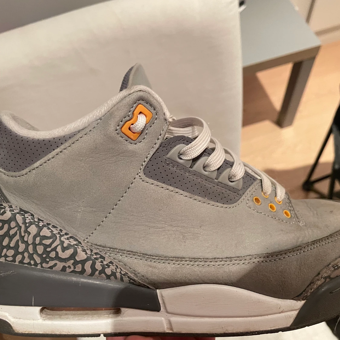 Jordan 3 Cool Grey strl 44 - 90