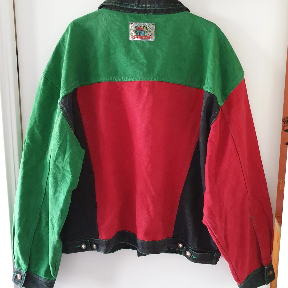 Vintage color block jeansjacka Lil Peep - 90