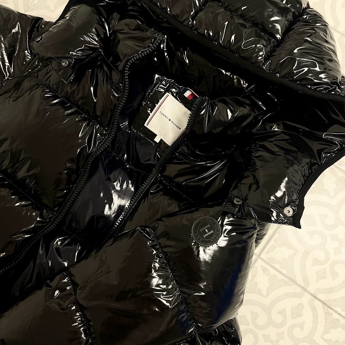 Glansig dunjacka  - 90