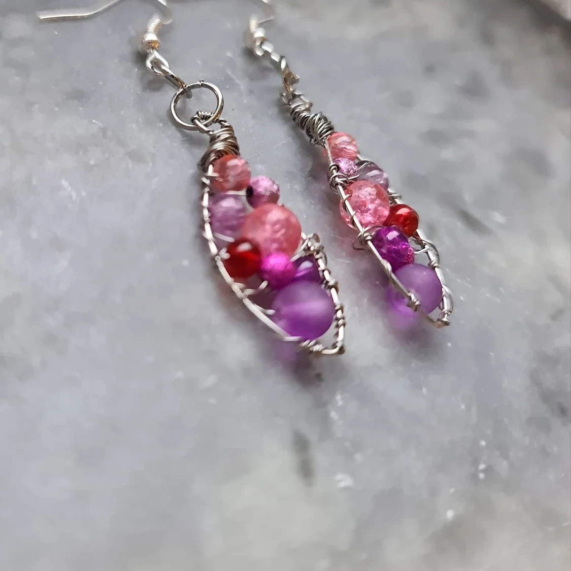 Rosa örhängen  - 90