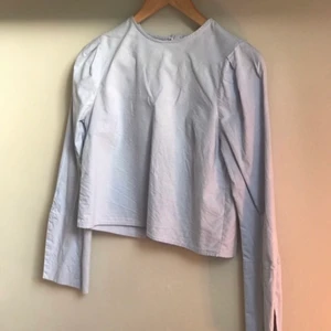 Bershka blouse light blue  - Buttons on back - worn but good condition 💙