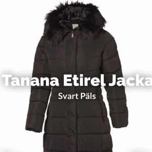 Svart jacka med svart päls  - Super snygg och unika jacka med svart päls. Jätte bekväm. 