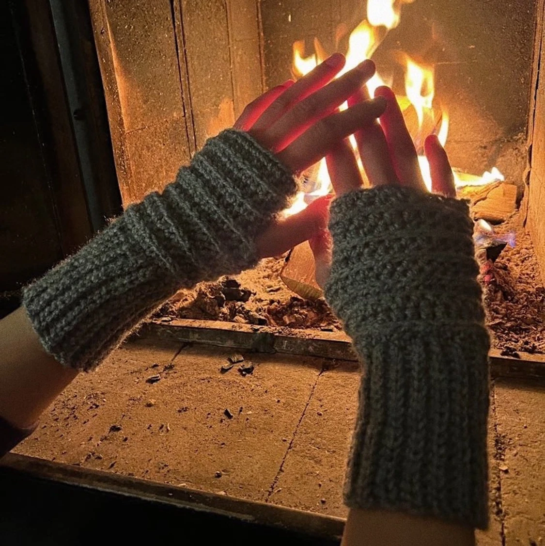 Virkade handvärmare