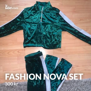 Fashion Nova set  - Super fint och mysigt mys set från Fashion Nova!  Jätte bekväm, storlek M. Dragkedja på överdelen.