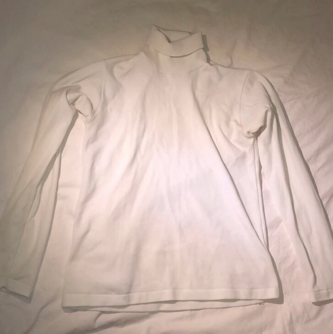 Vintage vit polotröja 