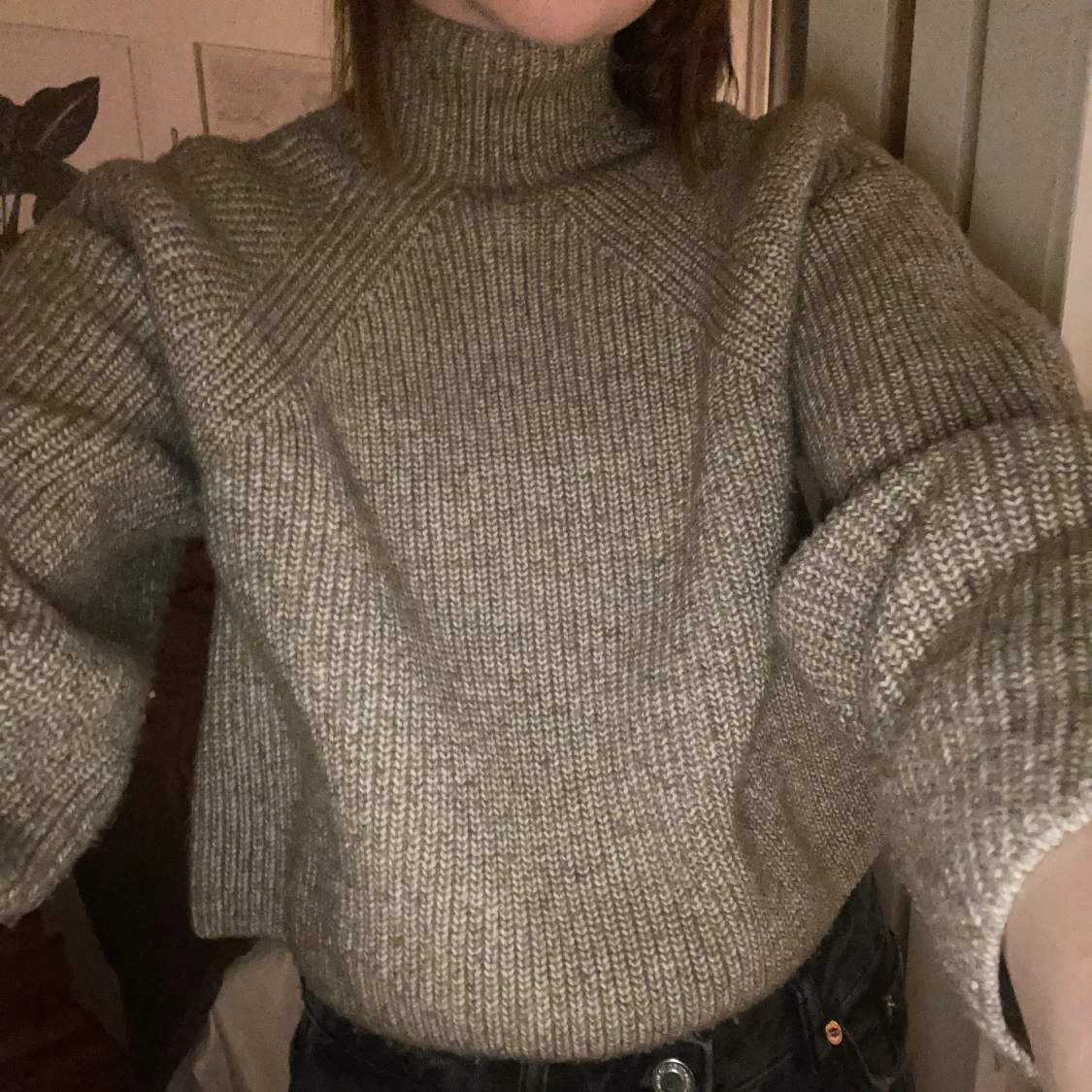 Stickad tröja