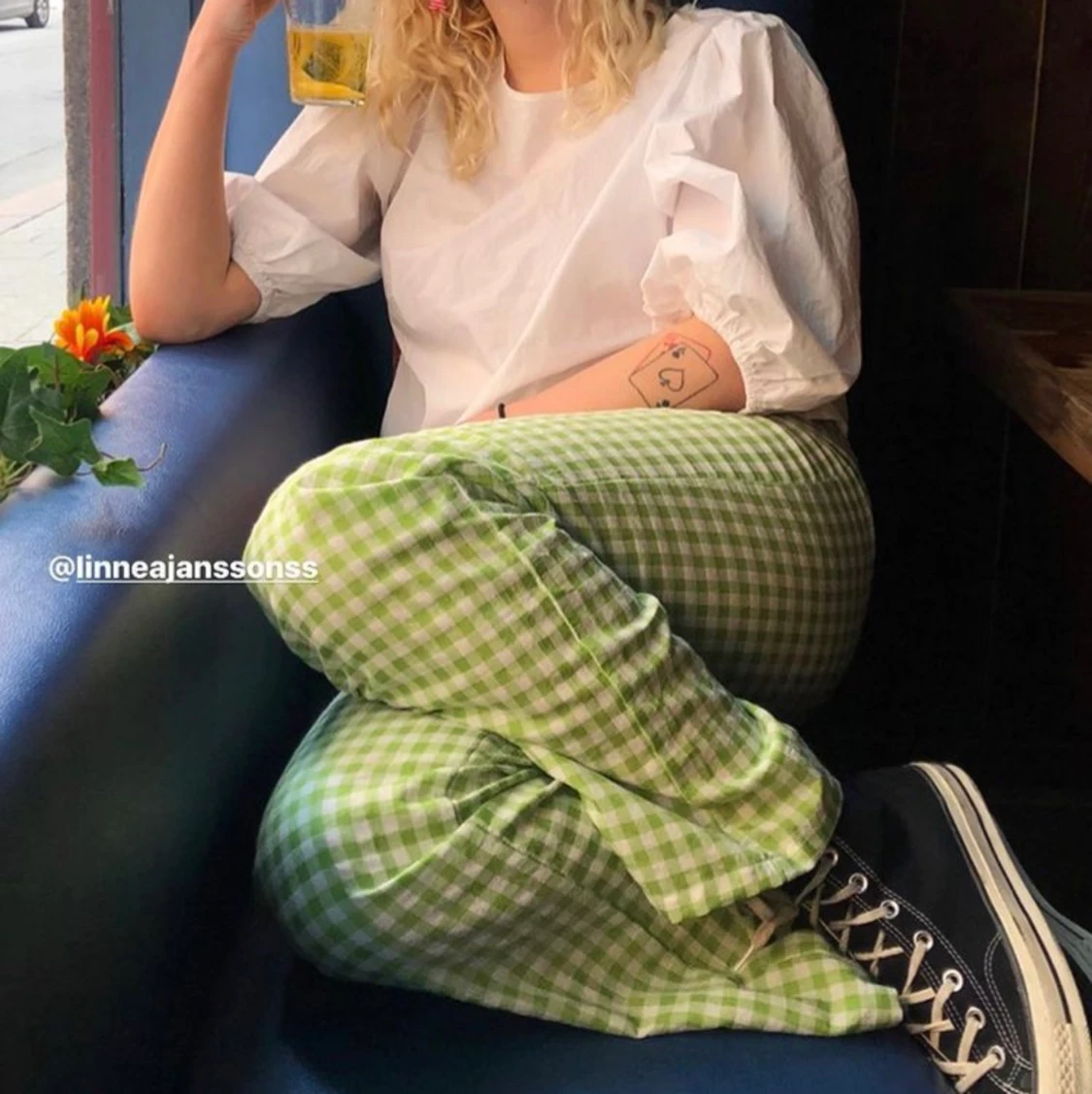 checkered trousers GRÖNA 