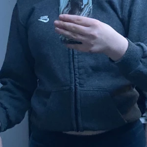 Grå zipupp från Nike💕 - Grå skön zipupp använd ungefär 3-4 gånger❤️