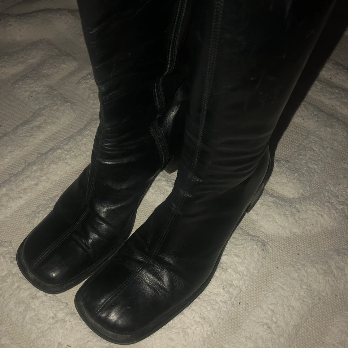 Black Leather Boots