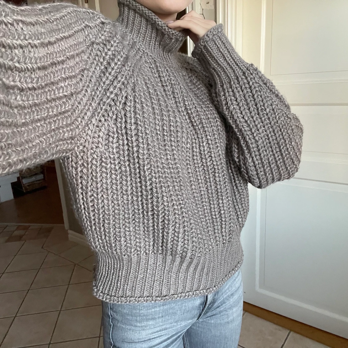 Stickad tröja