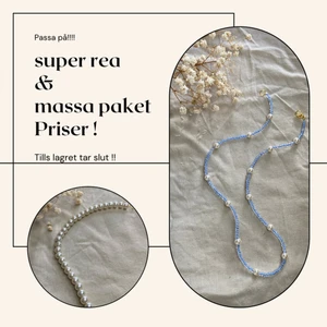 Super rea smycken !! - Ska rensa ut lagret så nu kör vi rea !!!💗  5 halsband halsband för 100kr gäller endast halsbanden upp till 30kr  30kr uppåt så kan ni köpa tre st få halva priset på den billigaste !  Armband får ma på köpet av 100kr  öronhängen så får 4st och ett till par på köpet för 50kr !!  Björn öronhängen kostar 3kr st !    Armband får ni 3 st för 35kr kan erbjuda billigare pris på del smycken bara att höra av sig !!!  Kommer komma nya smycken inom kort så passa på hörni !! Har ni frågor skriv dom !! 👍🏼👍🏼💕