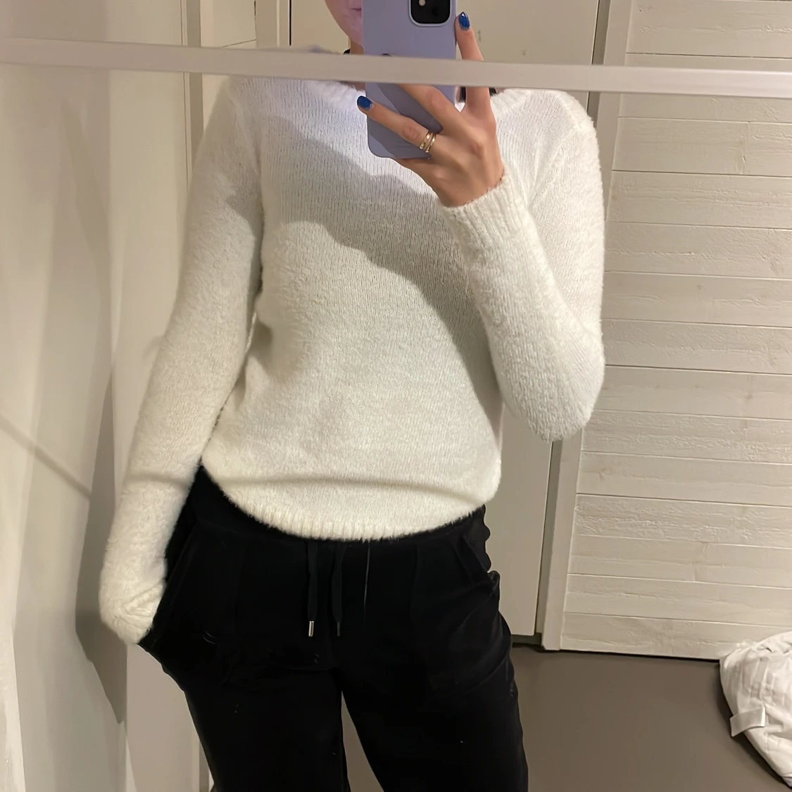 Mjuk stickad tröja  - 90