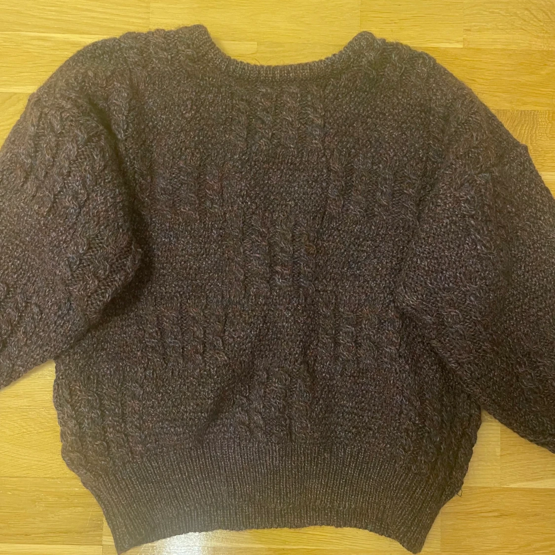Purple Vintage Wool Sweater - 90