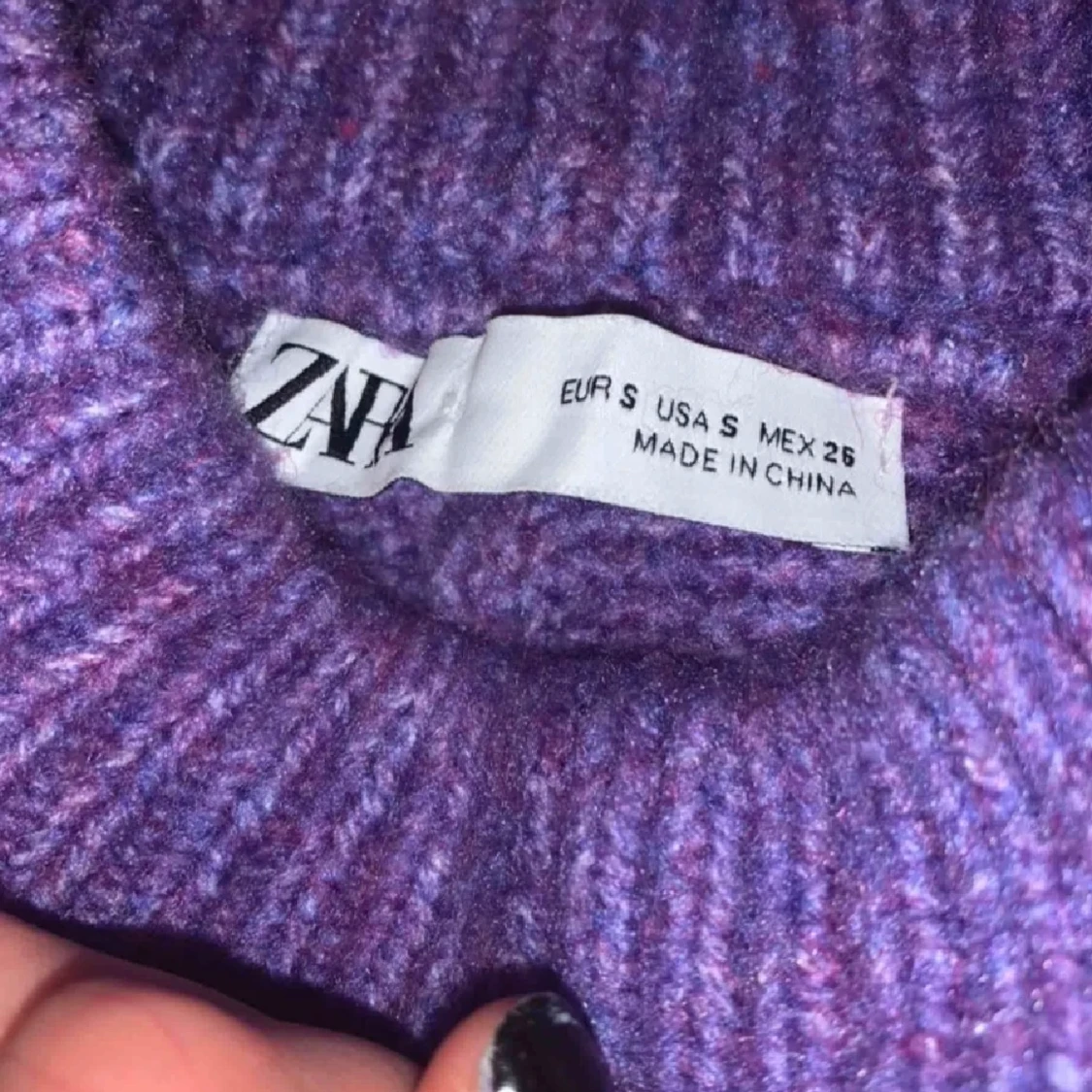 Stickad tröja zara  - 91