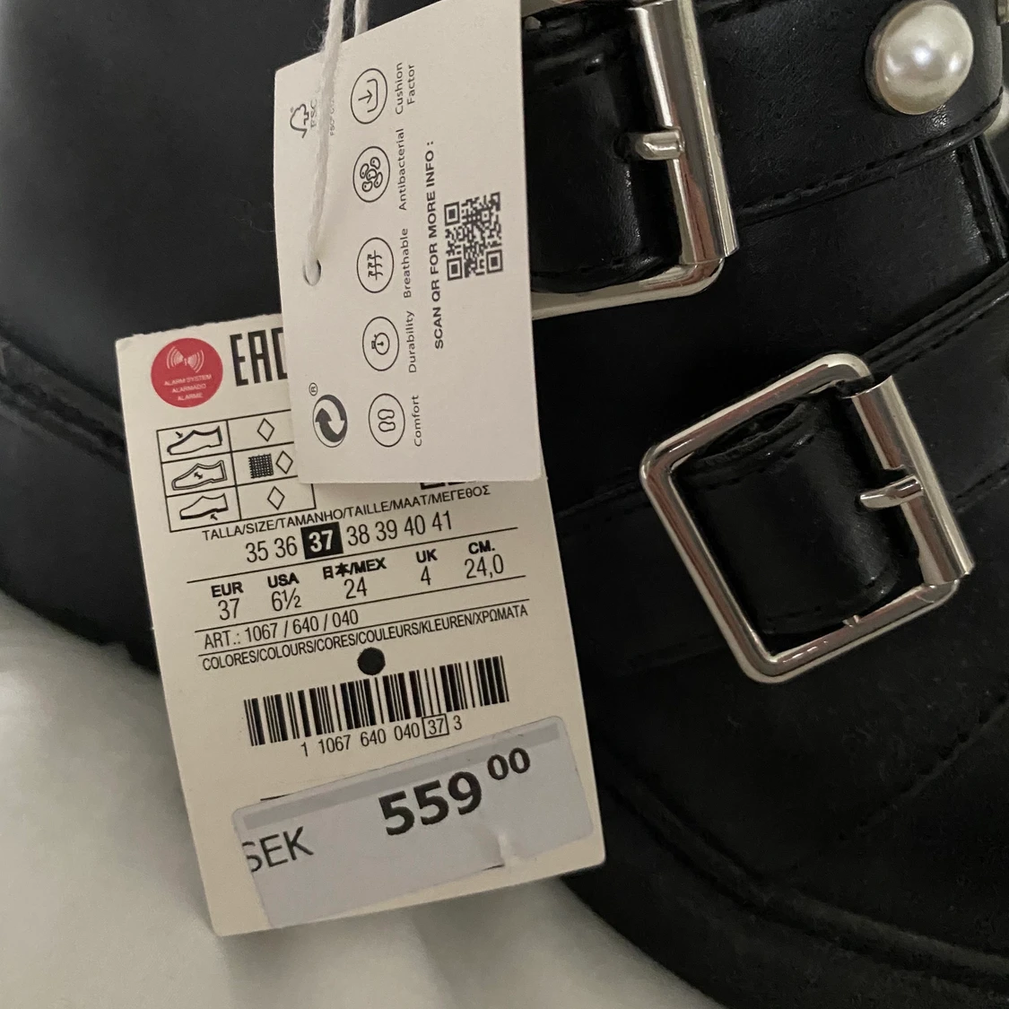 skor med pärlor  - 91