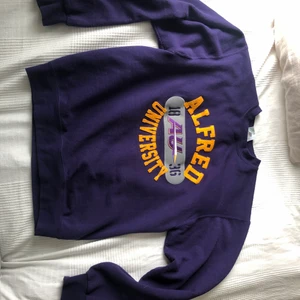Champion sweatshirt - Säljer denna ursnygga lila sweatshirt från champion! Jag har knappt använt den och den köptes i förra året. Hör av dig om du vill ha fler bilder!