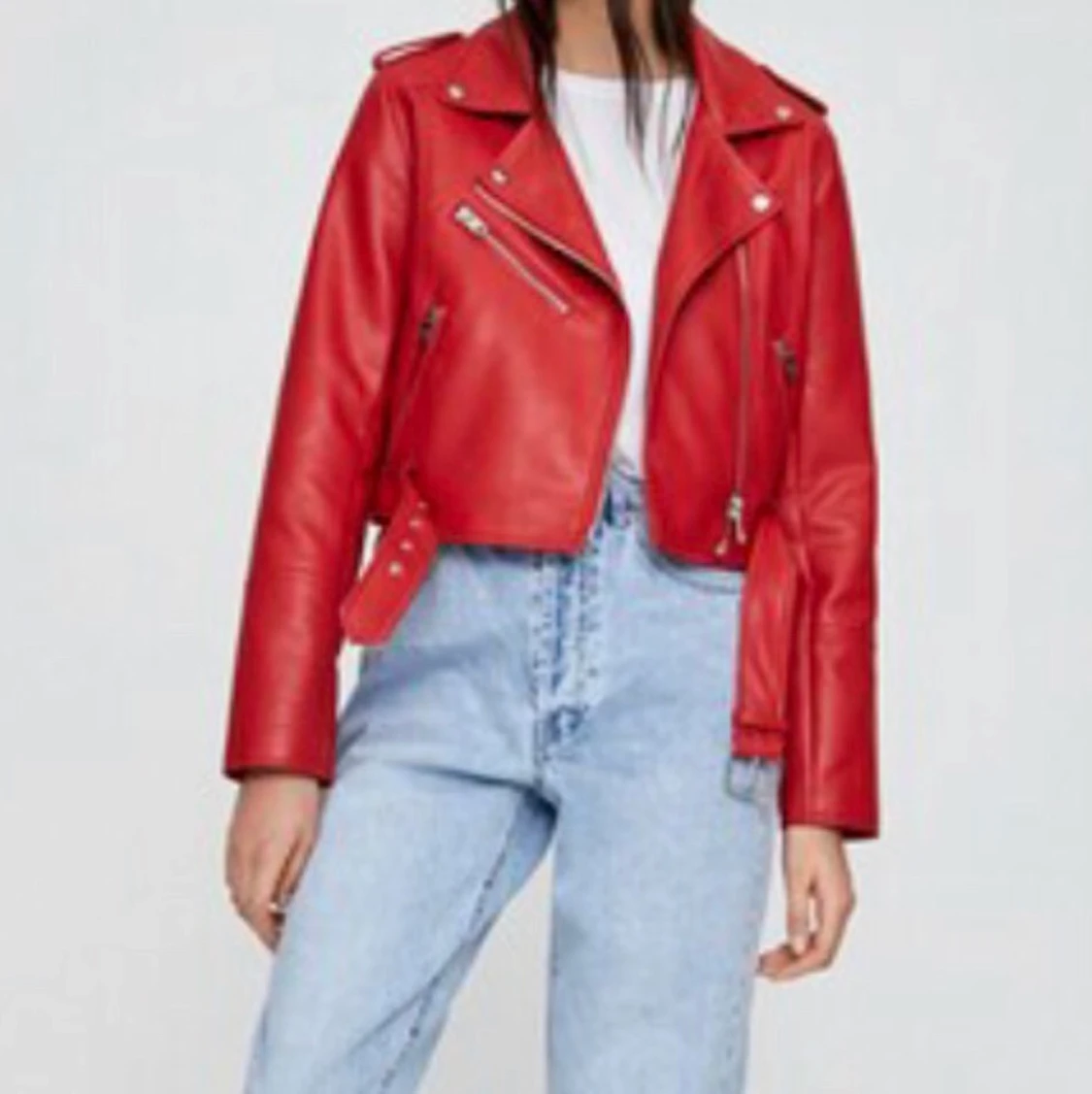 Jättefin skinnjacka💓 - 90