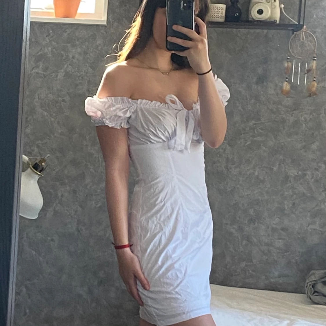 White milkmaid dress  - 90