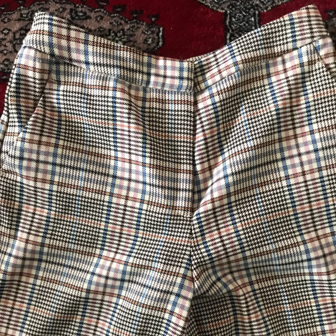 Vida rutiga kostymbyxor - 90