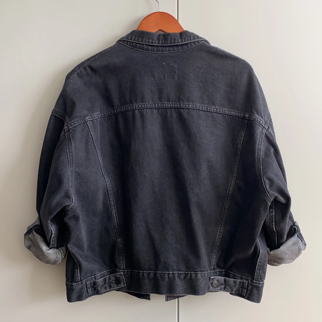 Jeans jacka svarta  - 90