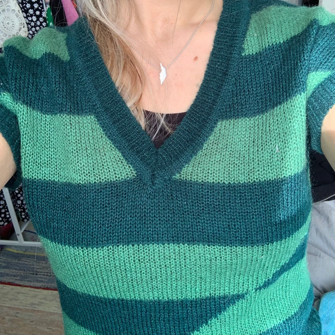 Stickad t-shirt - 90