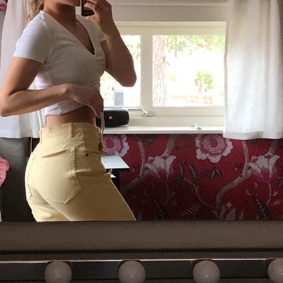 Somriga gula stretch-jeans