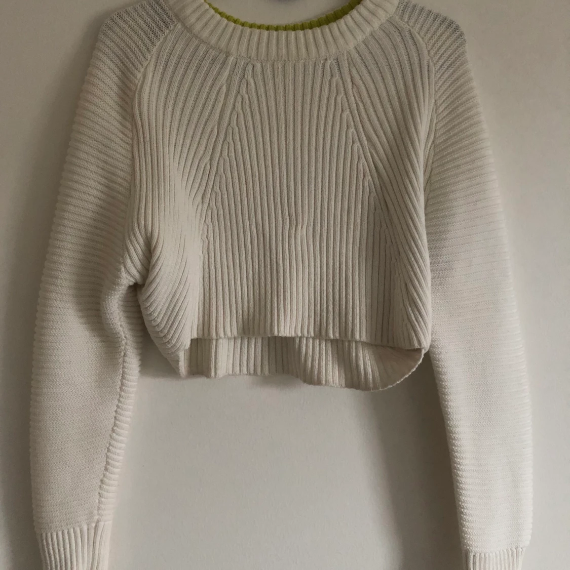 Croppad stickad tröja - 90