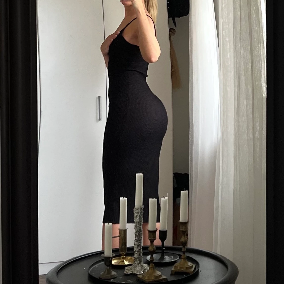 Stickad klänning - 91