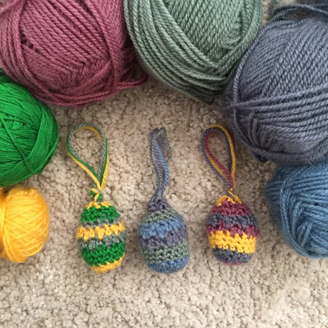 Färgglada påskägg