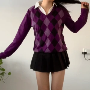 Argyle sweater  - Argyle sweater lila🪴