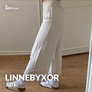 Linnebyxor - Så så så fina linnebyxor. Använda men toppen skick! 