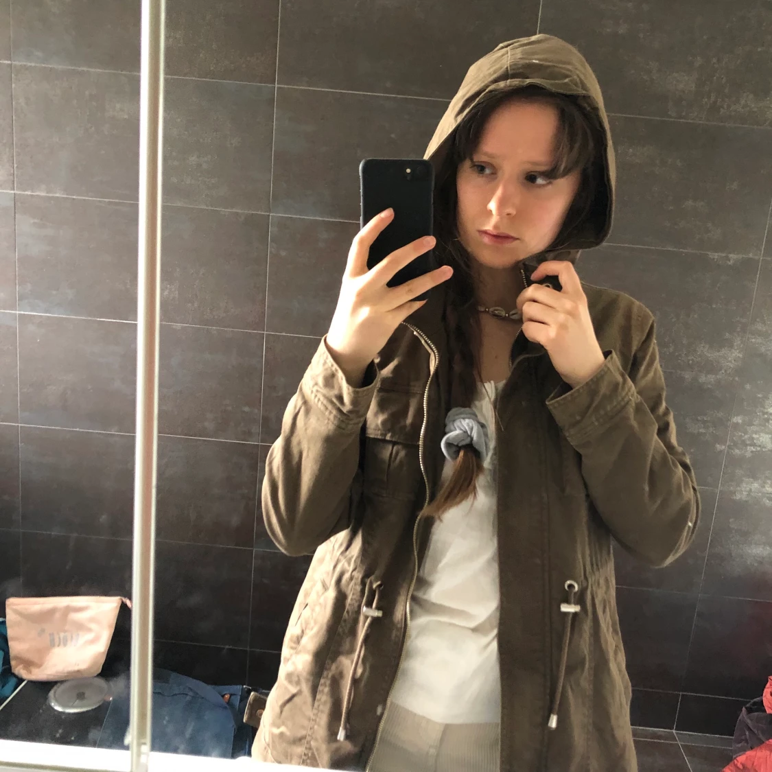 Militärgrön jacka höst/vår/sommar Storlek 34 - 91