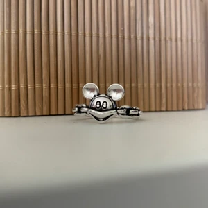 Ring  - MussePigg ring i äkta silver, justerbar 😋