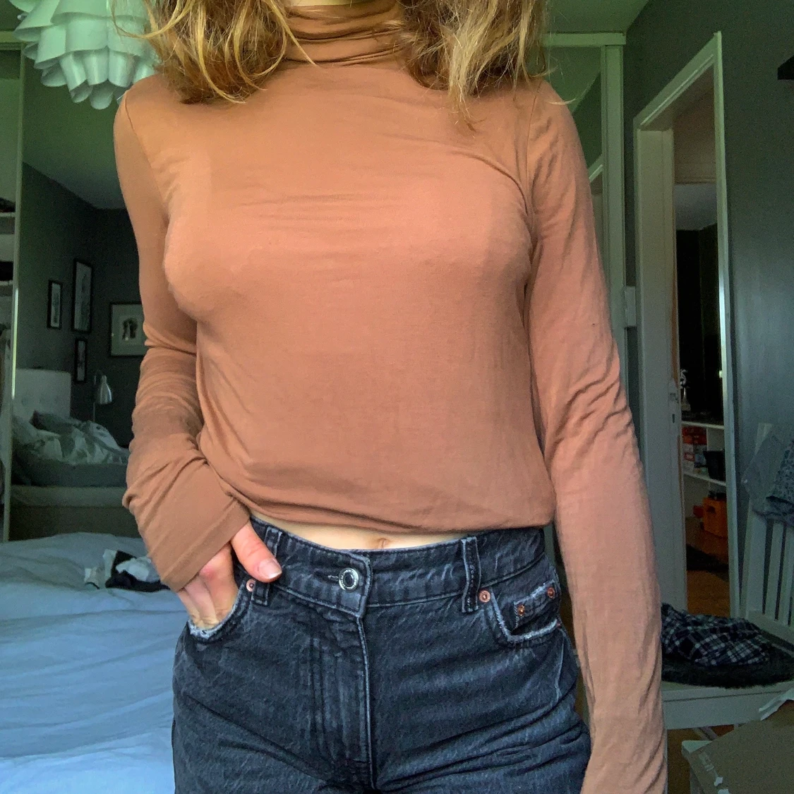 Brun polotröja HM - 90