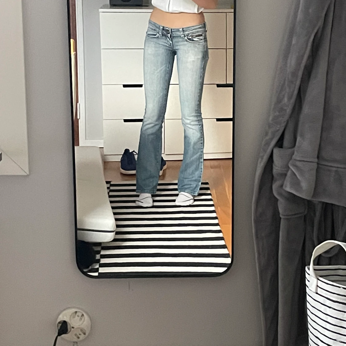 Lågmidjade jeans - 90
