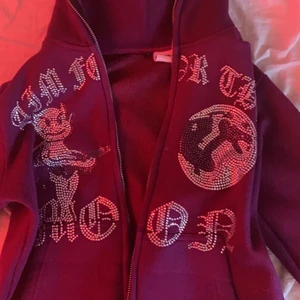 Aimforthemoon hoodie -  Aimforthemoon zip-up hoodie i färg lila