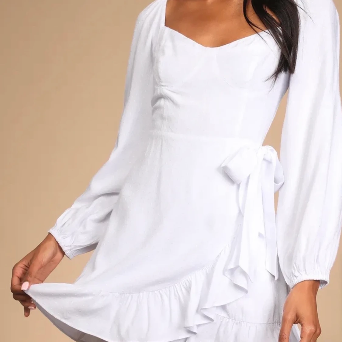 Vit studentklänning  - 91